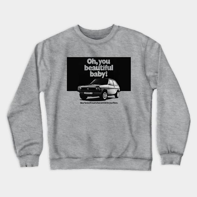 FORD FIESTA X PACK - advert Crewneck Sweatshirt by Throwback Motors